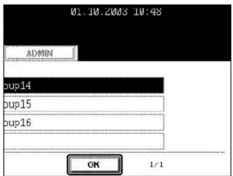 TOSHIBA E-STUDIO 4511 - Gruppen anhand des Gruppennamens suchen - 7