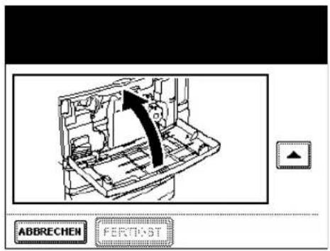 ABBRECHEN FERTPOST