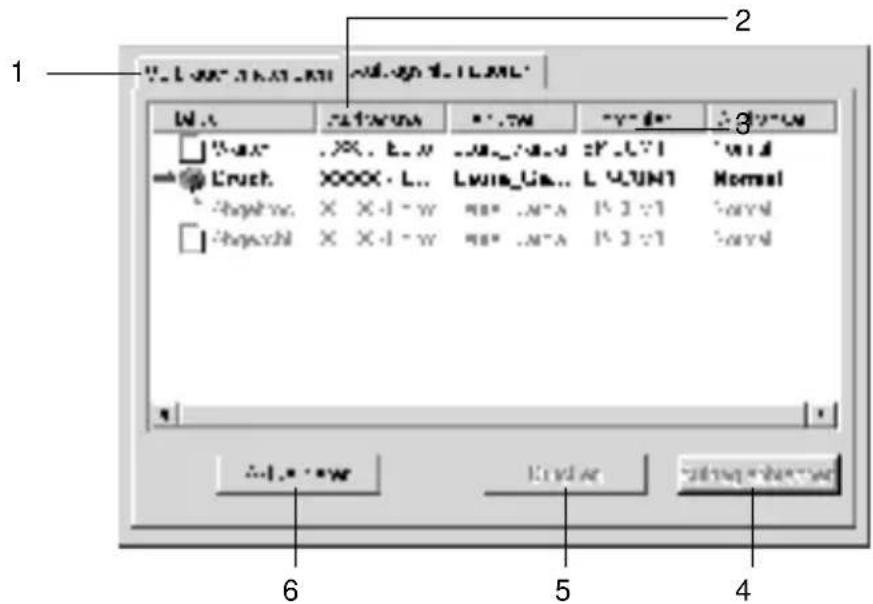 EPSON EPL-N7000 - Verwenden der Funktion Job Management (Auftragsverwaltung) - 1