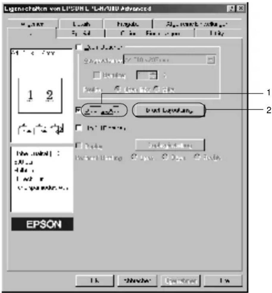 EPSON EPL-N7000 - Ändern des Druck-Layouts - 1