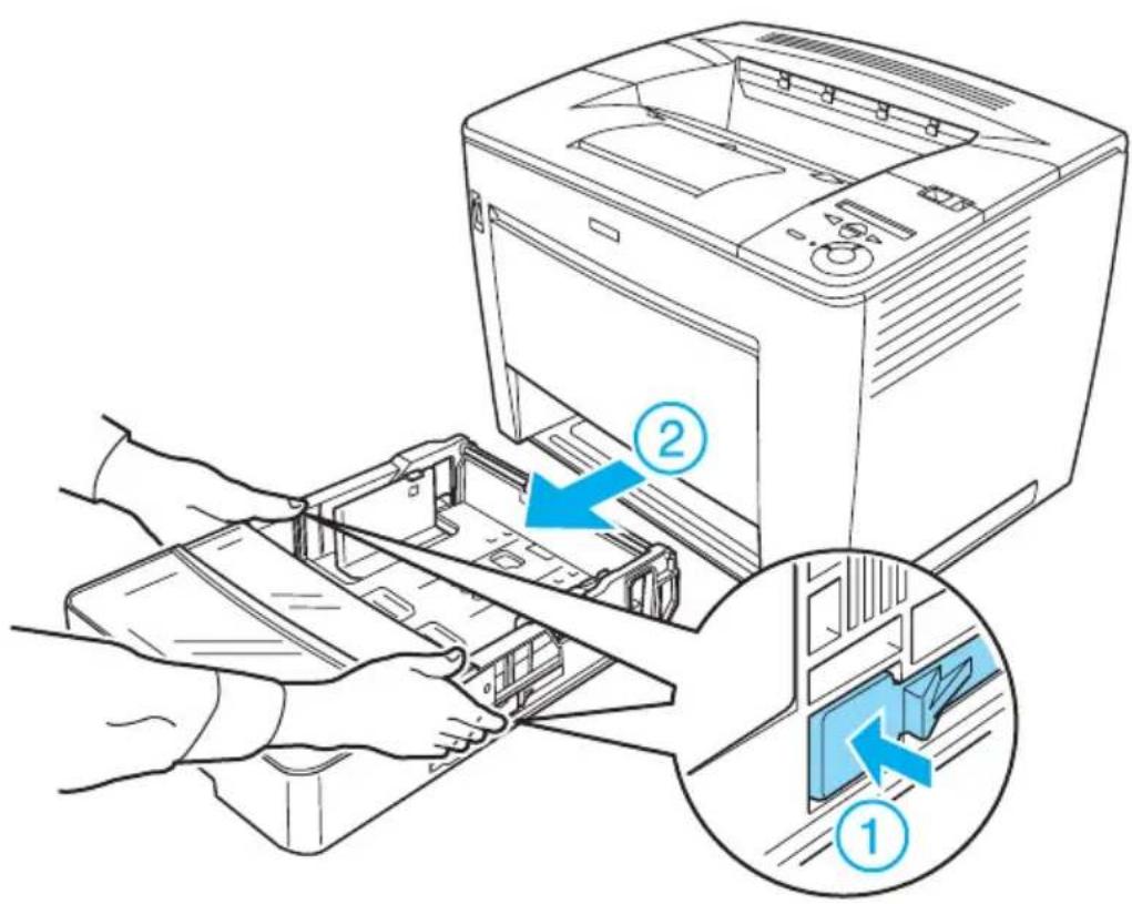 EPSON EPL-N7000 - Standardpapierkassette und optionale Papiermagazine - 2