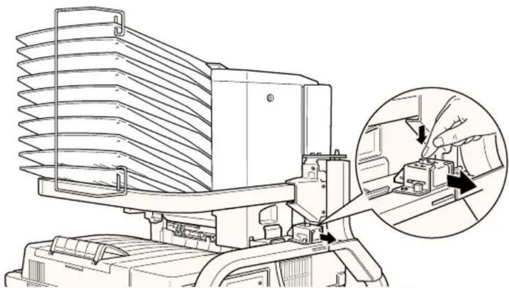 EPSON EPL-N4000 - Multischachteinheit entriegeln - 2
