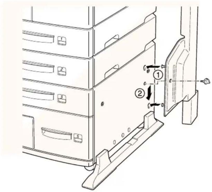 EPSON EPL-N4000 - Seitenhalterungen installieren - 1