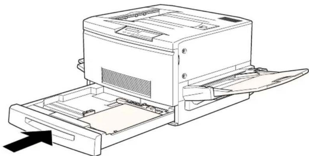 EPSON EPL-C8200 - Medien in die Standardkassette einlegen - 6