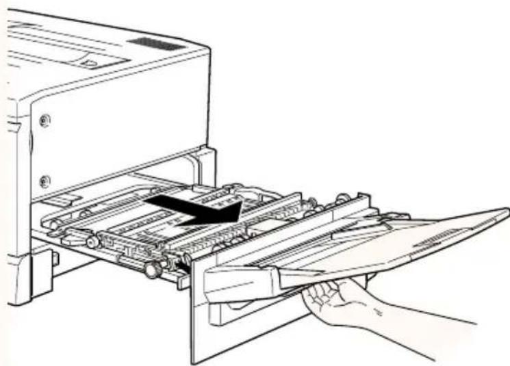 EPSON EPL-C8200 - Papierstau in der Papierkassette beseitigen - 3