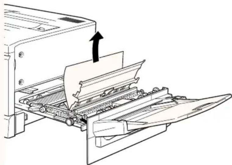 EPSON EPL-C8200 - Papierstau im MZ-Papierfach beseitigen - 5