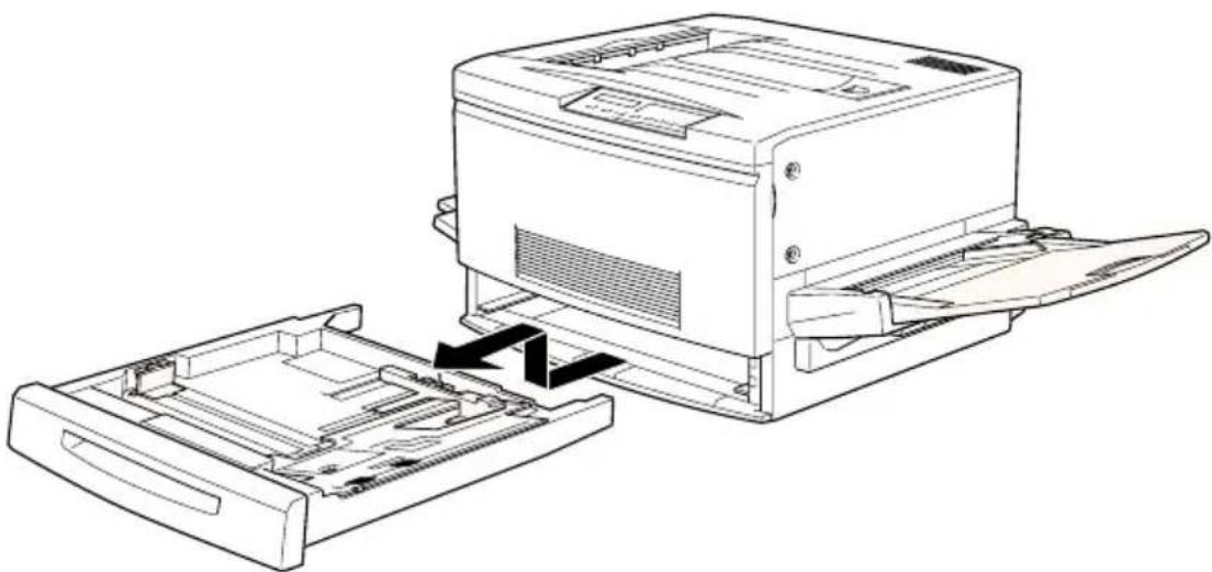 EPSON EPL-C8200 - 250-Blatt-Zusatzpapierkassette für A3W installieren - 2