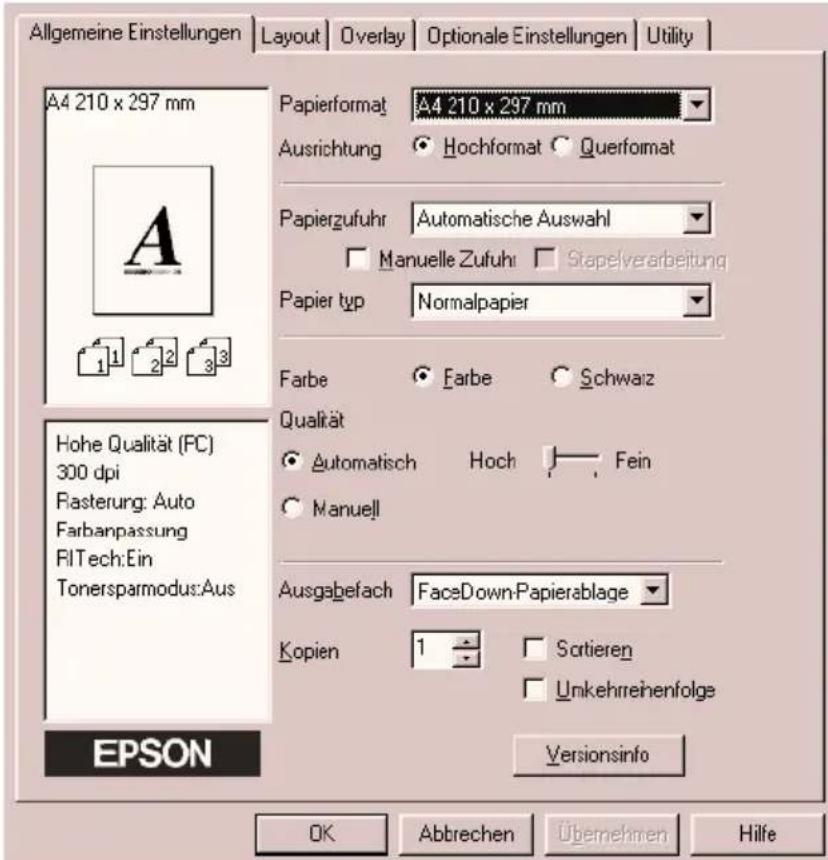 EPSON EPL-C8200 - Automatische Einstellung verwenden - 1