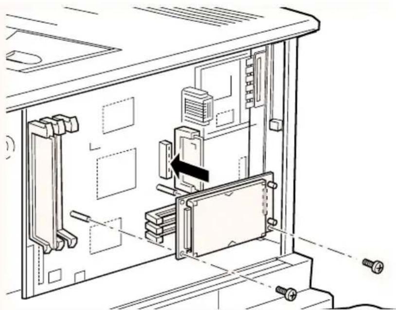 EPSON EPL-C8200 - Festplatte installieren - 4