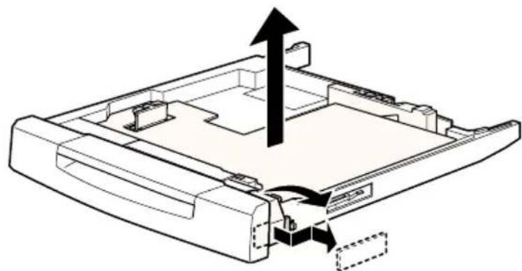 EPSON EPL-C8200 - 250-Blatt-Zusatzpapierkassette für A3W installieren - 1