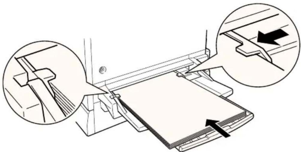 EPSON EPL-C8200 - Medien in das MZ-Papierfach einlegen - 4
