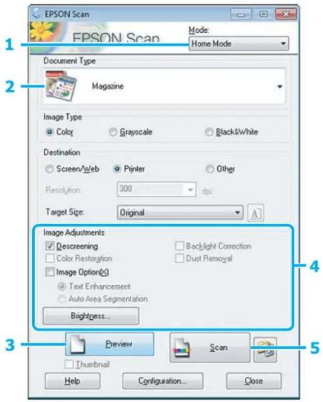 EPSON EcoTank L555 - Scannen einer Zeitschrift - 1