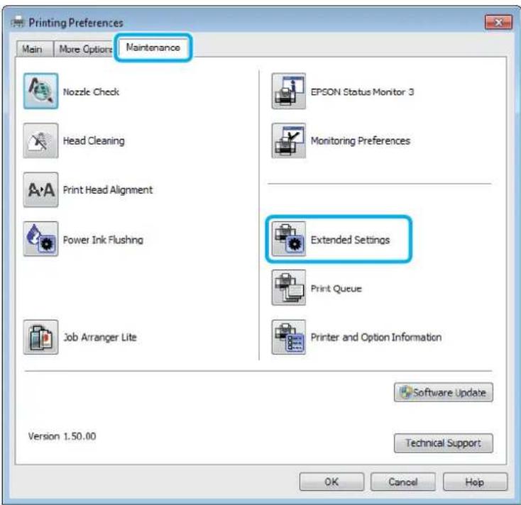 EPSON EcoTank L555 - Erhöhen der Druckgeschwindigkeit (nur Windows) - 1