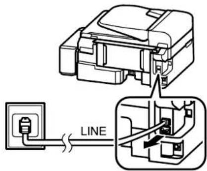 EPSON EcoTank L555 - Bei Verwendung einer mit einem Telefonggerät geteilten Telefonleitung - 2
