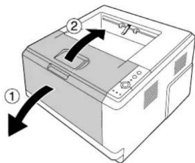 EPSON AcuLaser M2410 - Reinigen im Druckerinneren - 1