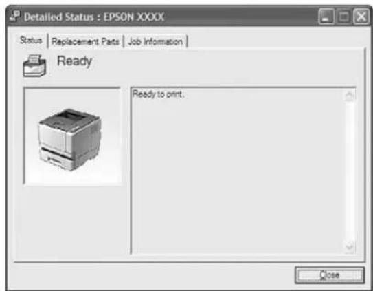 EPSON AcuLaser M2410 - Detailed Status (Status detailliert) - 1