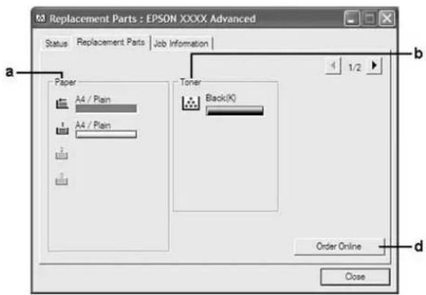 EPSON AcuLaser M2410 - Replacement Parts (Verschleißteile) Informationen - 1