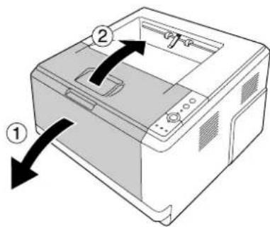EPSON AcuLaser M2410 - Papierstau im Inneren des Druckers - 1