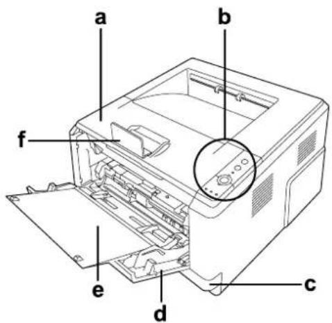 EPSON AcuLaser M2310 - Vorderansicht - 1