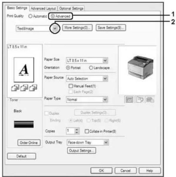 EPSON AcuLaser M8000 - Windows: - 1