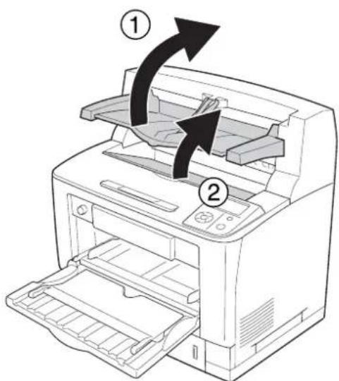 EPSON AcuLaser M8000 - Papierstau MZ A (MZ-Papierfach oder Abdeckung A) - 3
