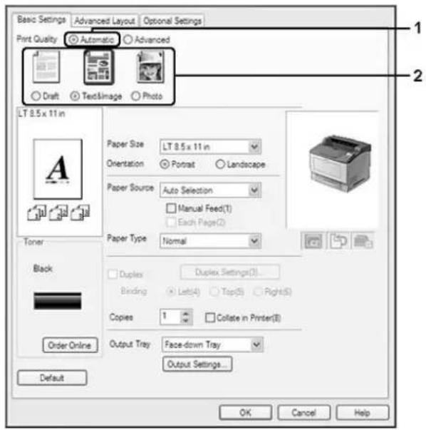 EPSON AcuLaser M8000 - Windows: - 1