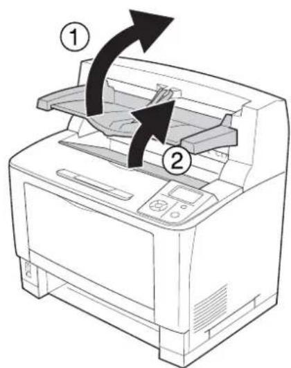 EPSON AcuLaser M8000 - Papierstau C1 A, Papierstau C2 A, Papierstau C3 A, Papierstau C4 A (Alle Papierkassetten und Abdeckung A) - 4