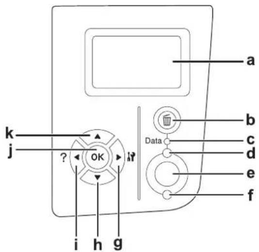 EPSON AcuLaser M8000 - Bedienfeld - 1