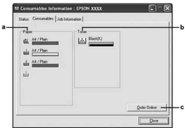 EPSON AcuLaser M2010 - Verbrauchsmaterialien-Informationen - 1