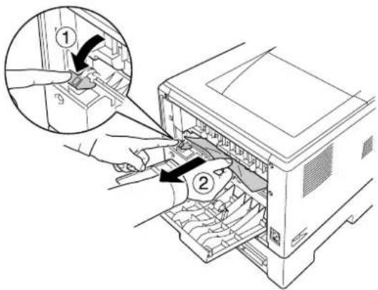 EPSON AcuLaser M2010 - Papierstau rund um die hintere Abdeckung - 2