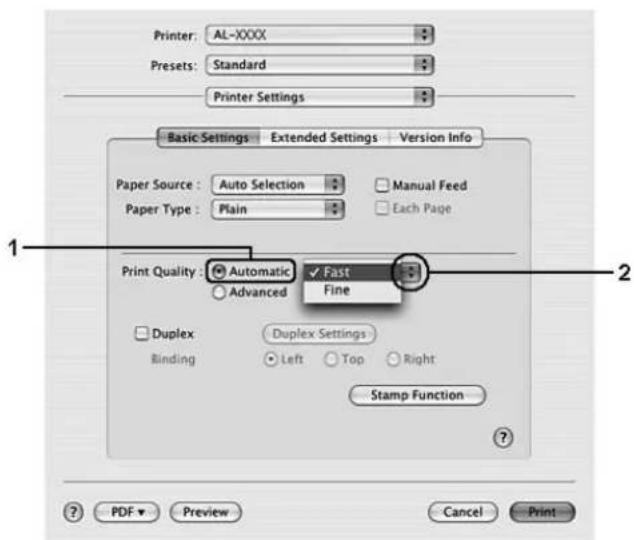 EPSON AcuLaser M2010 - Mac OS X - 1
