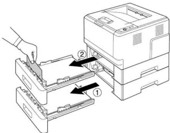EPSON AcuLaser M2010 - Papierstau im 250-Blatt-Zusatzpapiermagazin - 1