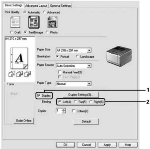 EPSON AcuLaser M2010 - Windows: - 1