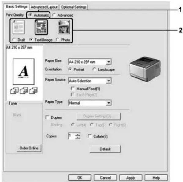 EPSON AcuLaser M2010 - Windows: - 1