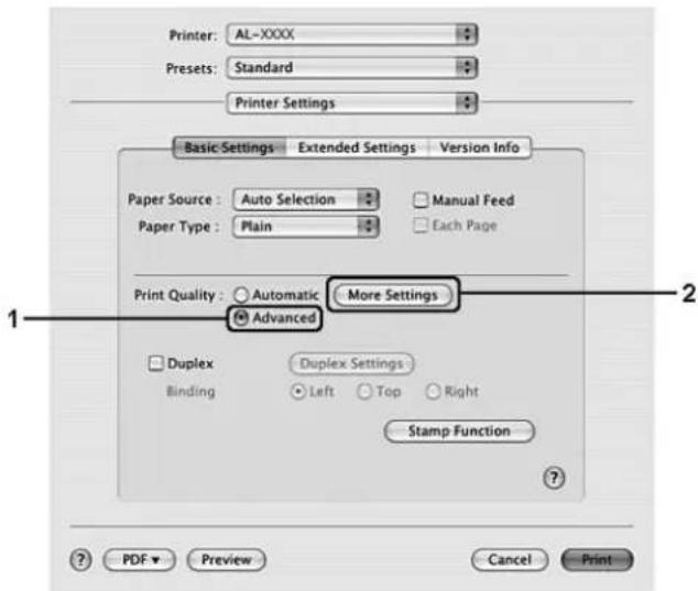 EPSON AcuLaser M2010 - Mac OS X - 1