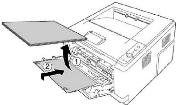 EPSON AcuLaser M2010 - Papierstau rund um das MZ-Papierfach - 1