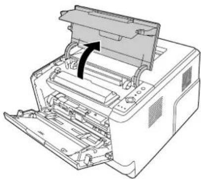 EPSON AcuLaser M2010 - Papierstau rund um das MZ-Papierfach - 2