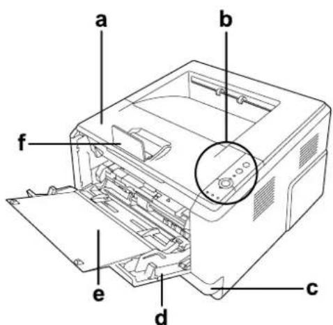 EPSON AcuLaser M2010 - Vorderansicht - 1