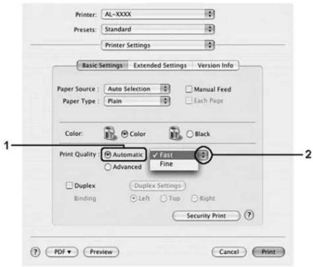 EPSON AcuLaser C9200 - Mac OS X 10.4 oder niedriger - 1