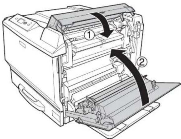 EPSON AcuLaser C9200 - Entfernen der Duplexeinheit - 12