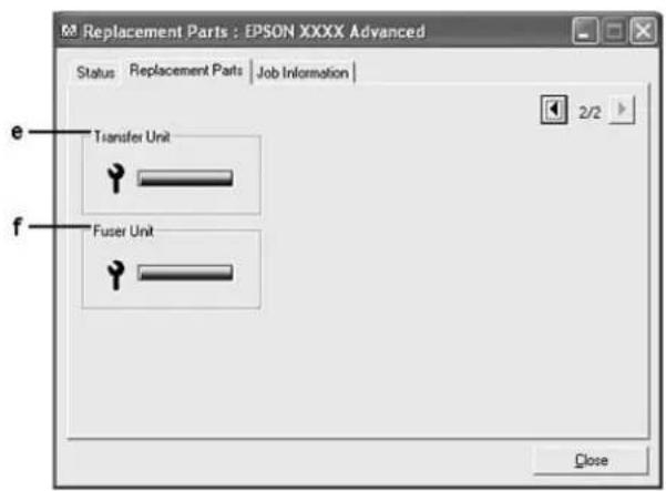 EPSON AcuLaser C9200 - Verschleißteile-Informationen - 2