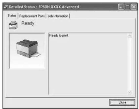 EPSON AcuLaser C9200 - Status detailliert - 1