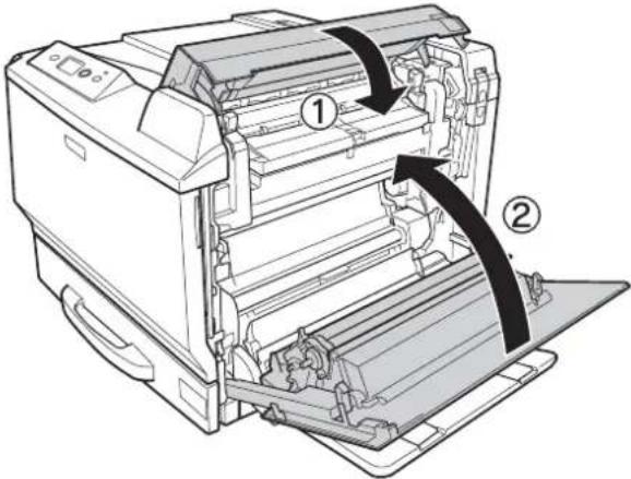 EPSON AcuLaser C9200 - Papierstau B H (Abdeckung B oder H) - 8