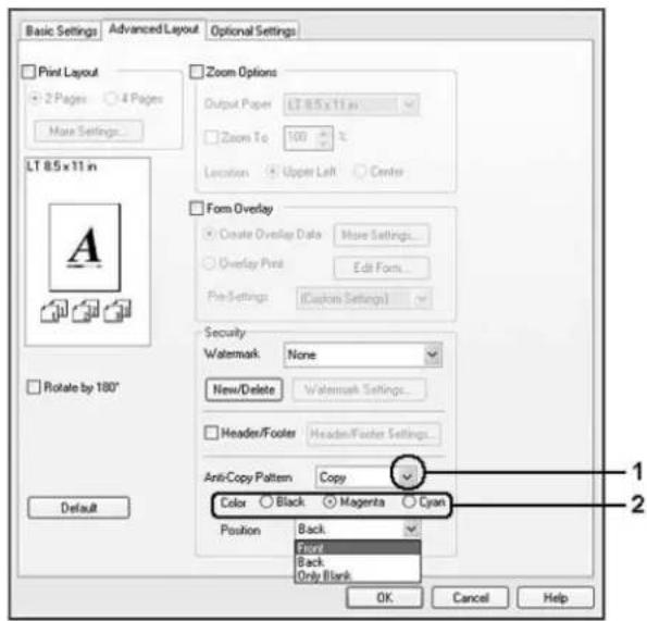 EPSON AcuLaser C9200 - Hinweis: - 1