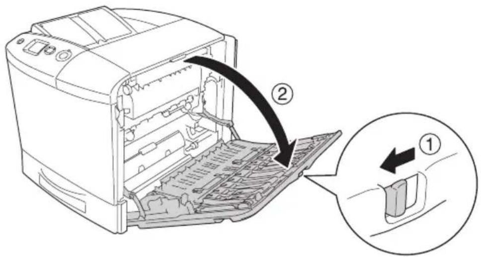 EPSON AcuLaser 2600 - Papierstau MZ, A (MZ-Papierfach und Abdeckung A) - 4