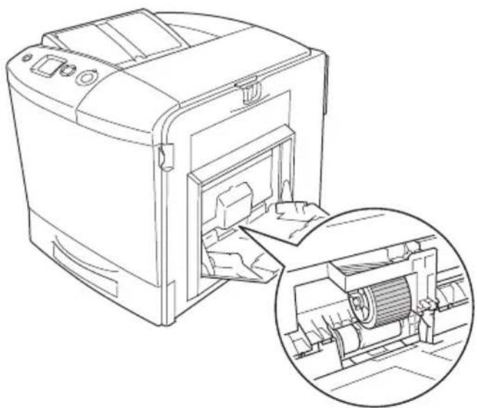 EPSON AcuLaser 2600 - Reinigen des Ausgabefachs - 5