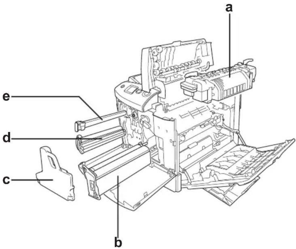 EPSON AcuLaser 2600 - Innere des Druckers - 1