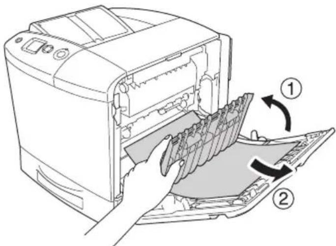 EPSON AcuLaser 2600 - Papierstau A, C1 (Abdeckung A und Standardpapierkassette) - 5