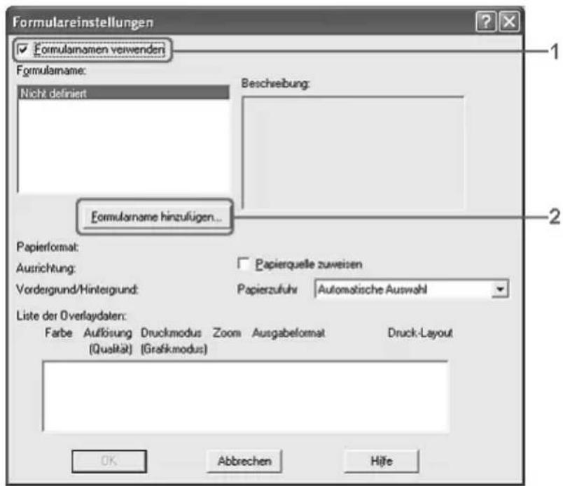 EPSON AcuLaser 2600 - Erstellen eines Overlays - 3