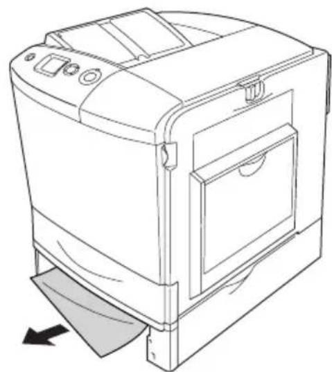 EPSON AcuLaser 2600 - Papierstau A, E, C2 (Abdeckung A, E und optionales Zusatzpapiermagazin) - 9